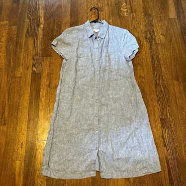 j jill love linen.  100% linen dress, size small