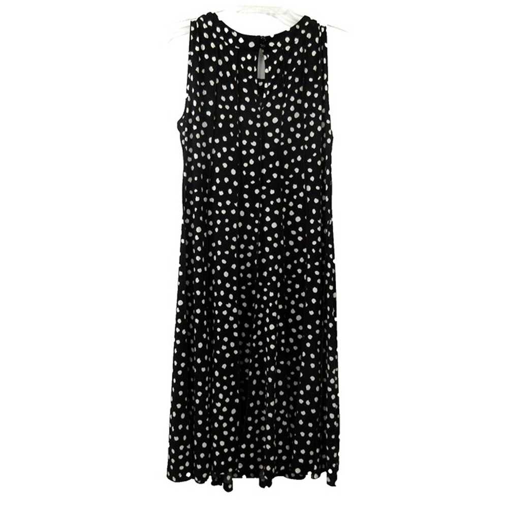 En Focus Studio Dress Size 12 Polka Dot Sleeveles… - image 2