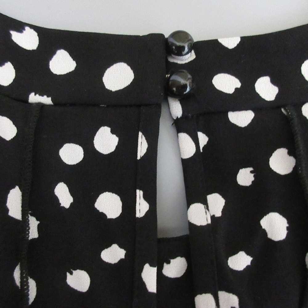 En Focus Studio Dress Size 12 Polka Dot Sleeveles… - image 5