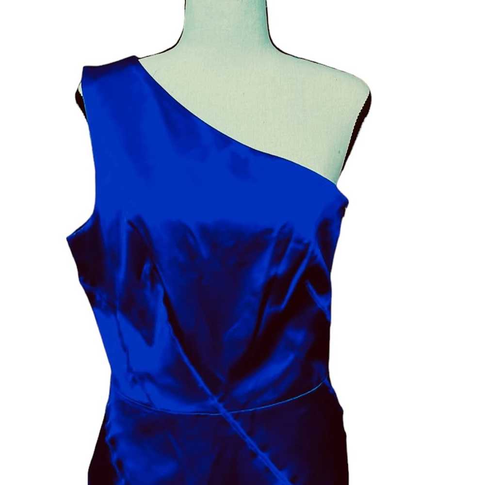 Michael Kors Made in Italy Cobalt Blue Silk Cotto… - image 2