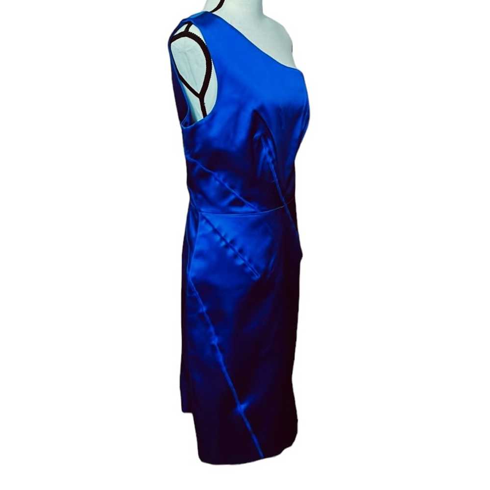 Michael Kors Made in Italy Cobalt Blue Silk Cotto… - image 3