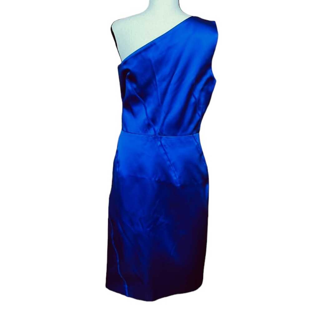 Michael Kors Made in Italy Cobalt Blue Silk Cotto… - image 5