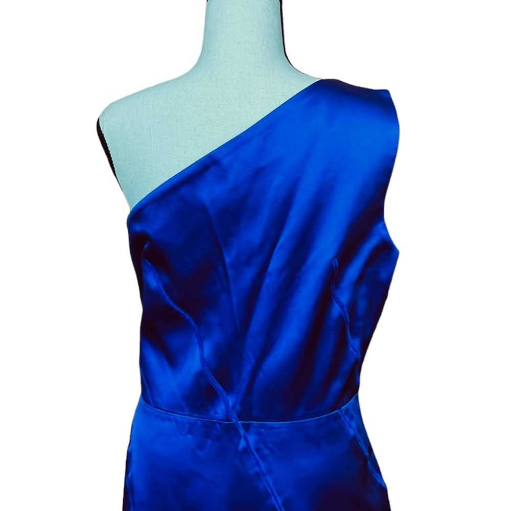 Michael Kors Made in Italy Cobalt Blue Silk Cotto… - image 6
