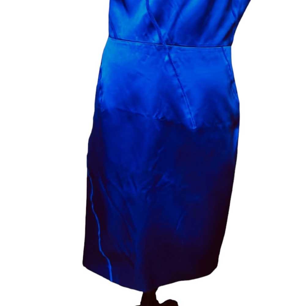 Michael Kors Made in Italy Cobalt Blue Silk Cotto… - image 7