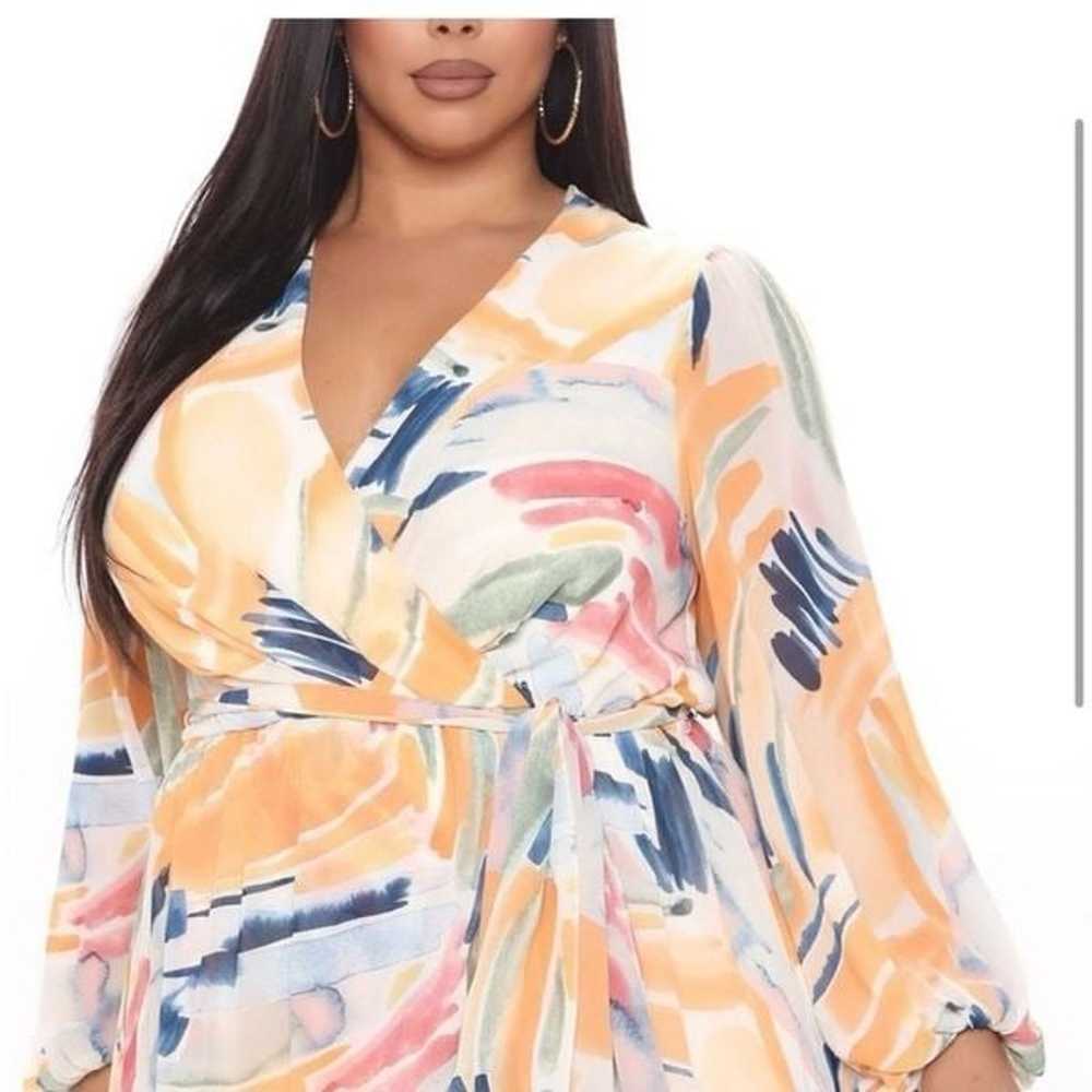 Fashion Nova Nadine Long Sleeve Midi Dress - image 6