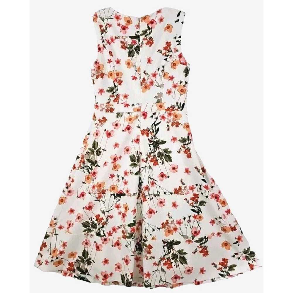 Karl Lagerfeld ~Woman Size 6~ White/Red Floral Fi… - image 10