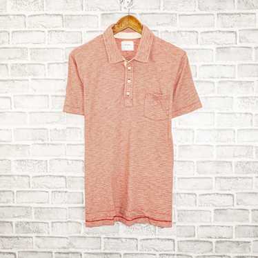 Billy Reid BILLY REID Men's Salmon Orange Polo Shi