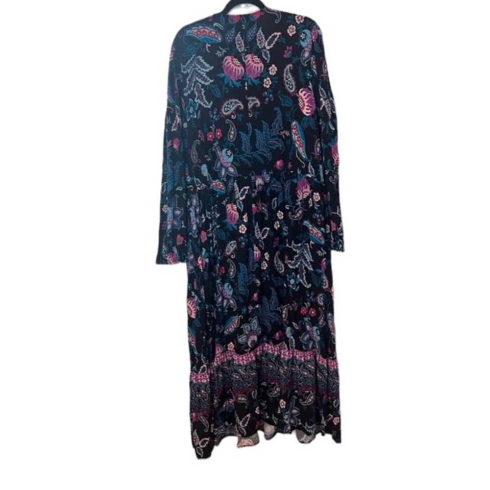 Lane Bryant Long-Sleeve Lace-Up Neck Midi Dress s… - image 5