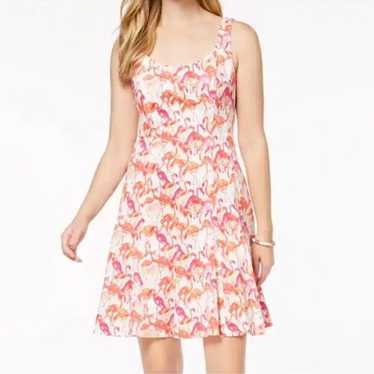 pappagallo flamingo dress size 16