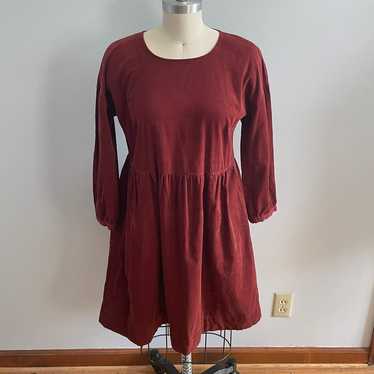 Madewell Corduroy Relaxed Mini Dress- Size Small