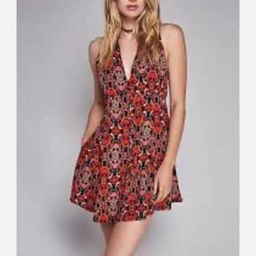Free People Get Together Printed Tunic Dress