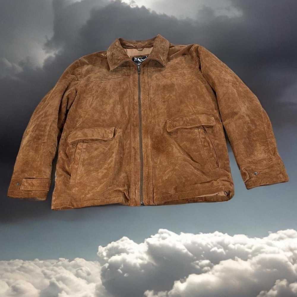 Genuine Leather × Leather Jacket Leather Coat Men… - image 1