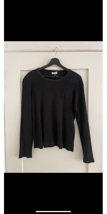 Helmut Lang AW98 Patched Waffle Knit Longsleeve