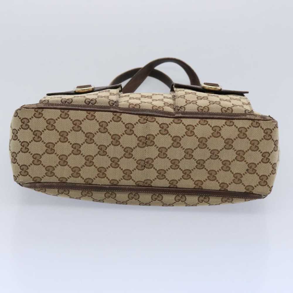 Gucci GUCCI GG Canvas Tote Bag Beige 146247 Auth … - image 9