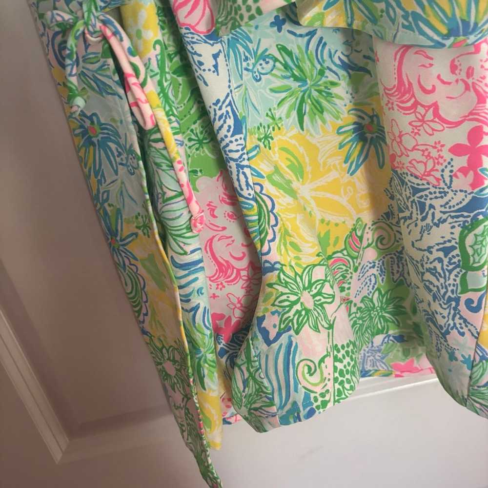 Like new Lilly Pulitzer pearl romper size 10 in c… - image 5