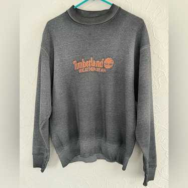 Outlet 90s TIMBERLAND WEATHERGEAR EMBROIDERED DISTRESSED SWEATSHIRT