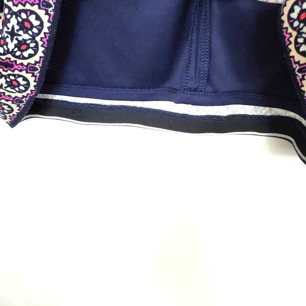 Eliza J Multicolored Printed Short Sleeve Jersey … - image 4