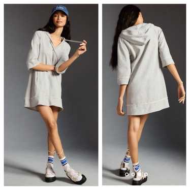 Anthropologie Daily Practice Gray Sport Hoodie Min