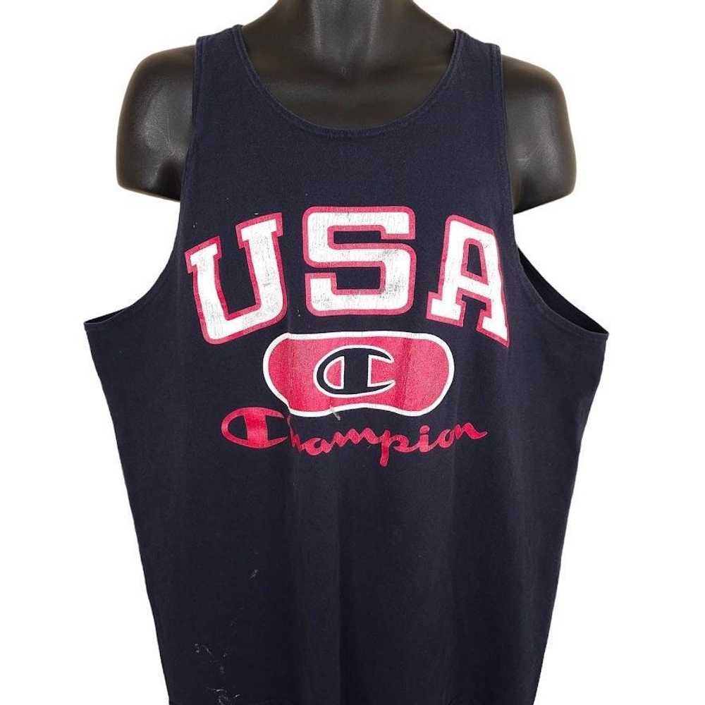 Vintage Vintage Team USA Champion Tank Top Mens S… - image 1