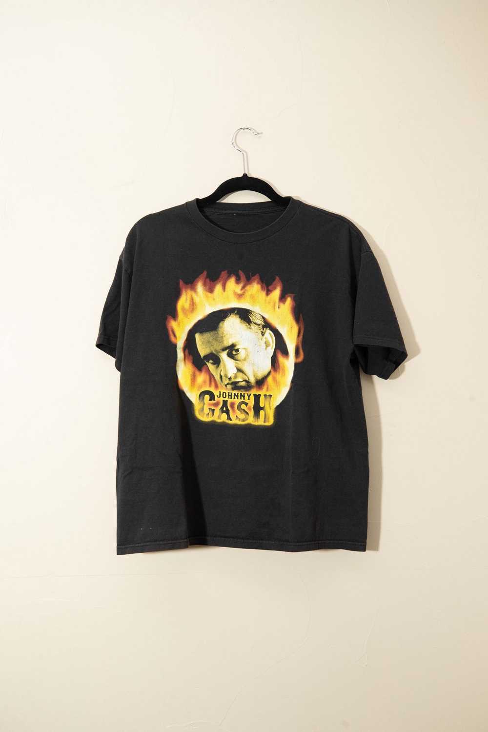 Band Tees × Vintage Johnny Cash Ring of Fire Tee … - image 1