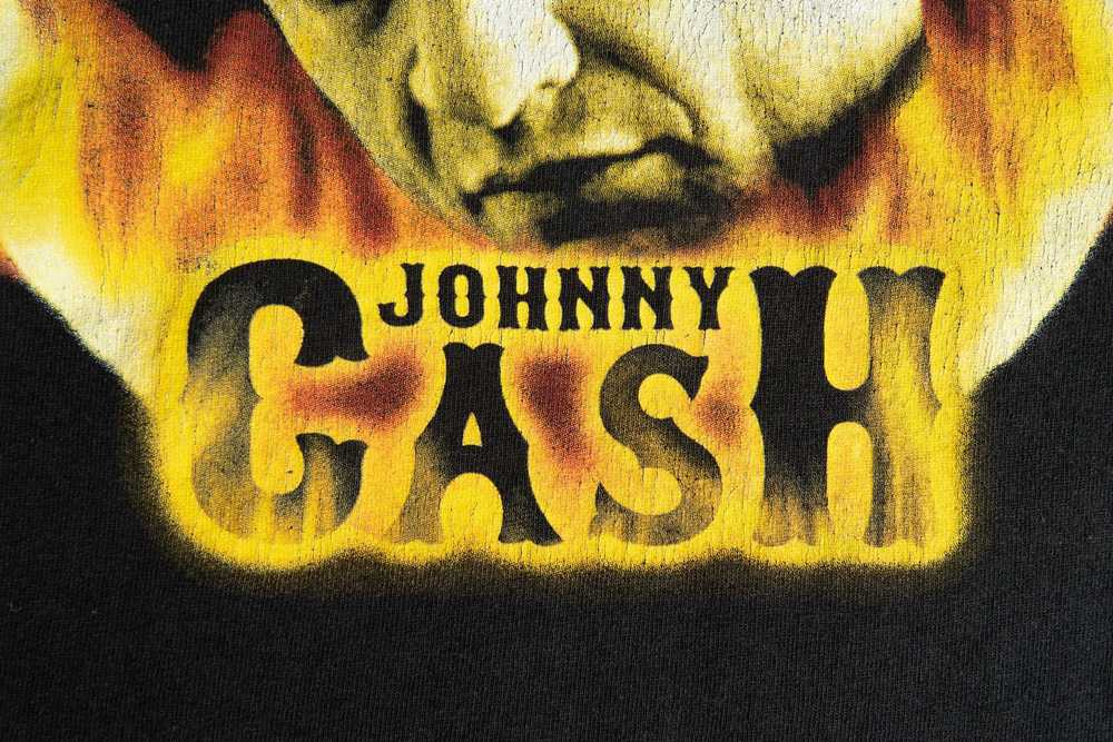 Band Tees × Vintage Johnny Cash Ring of Fire Tee … - image 4