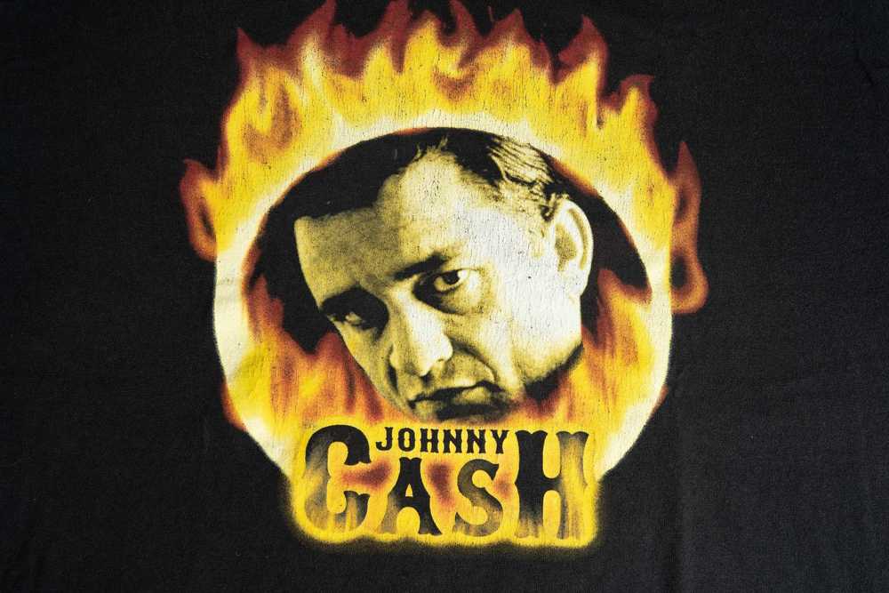 Band Tees × Vintage Johnny Cash Ring of Fire Tee … - image 5