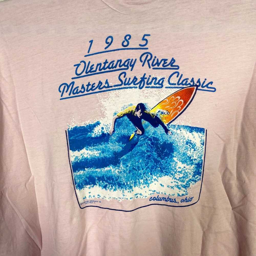 Pinko Homage Shirt Mens 2XL Pink Surf Ohio 1985 M… - image 2