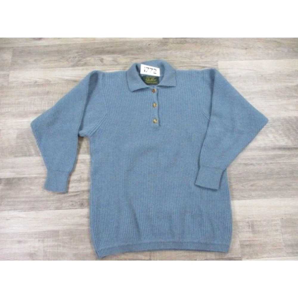 Vintage Peter Scott Sweater Mens 38 Blue Scotland… - image 1