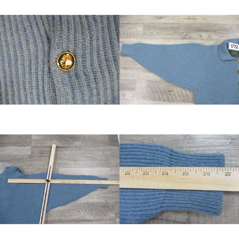 Vintage Peter Scott Sweater Mens 38 Blue Scotland… - image 4