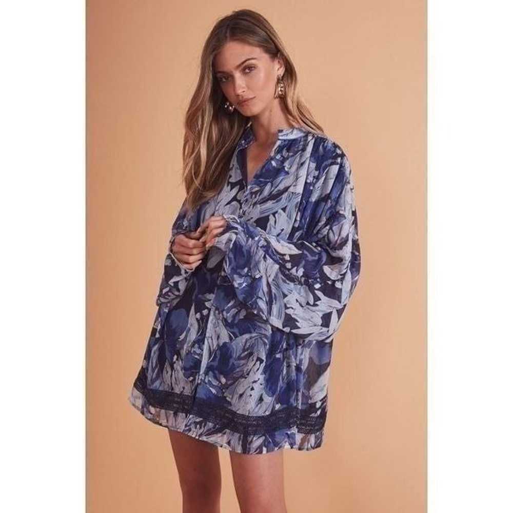 Tularosa Blanka Midnight Floral Long Sleeve Dress… - image 2
