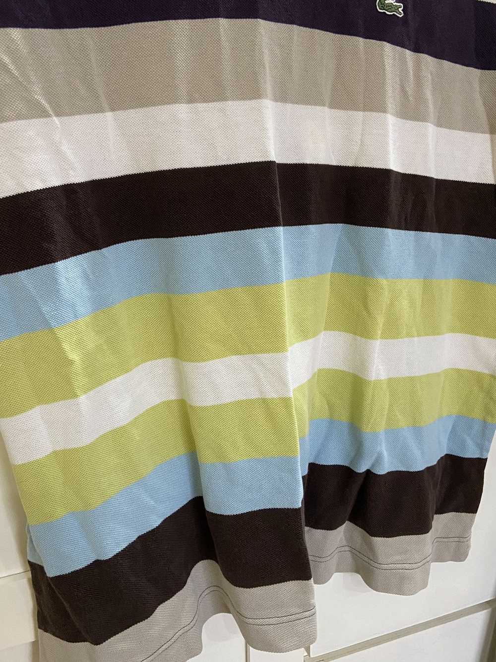 Lacoste Lacoste Multicoloured Striped Polo Shirt - image 5