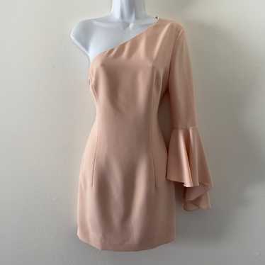 Intermix Dress Women Small Pink Aleen One Shoulder