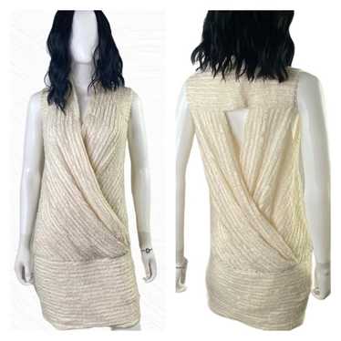 Giuliana Romanno Silk Mini Dress Wrap Ru