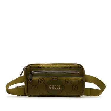 Green Gucci GG Nylon Off The Grid Belt Bag