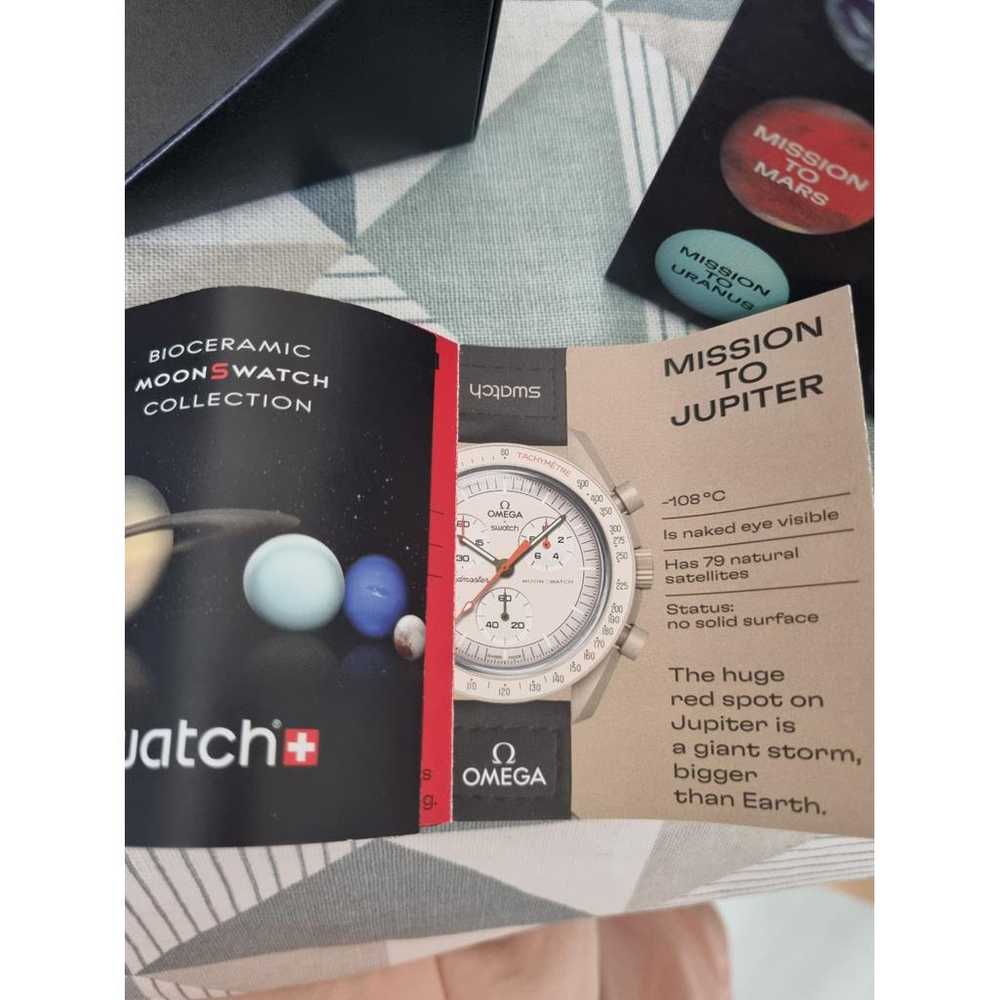 Omega X Swatch Ceramic watch - image 10