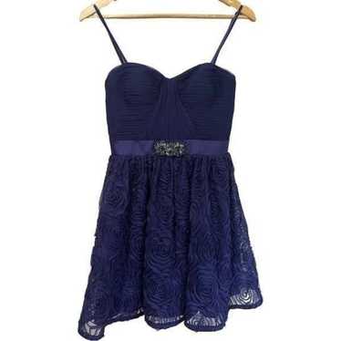 Adrianna Papell  Evening navy cocktail dress size 