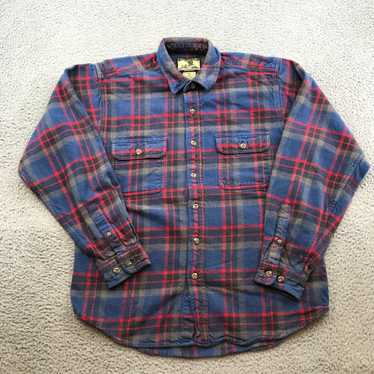 Vintage Field & Stream Flannel Shirt Adult Medium 