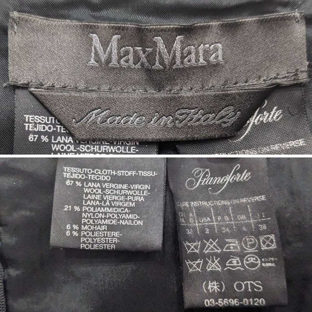 Convertible MAX MARA Pianoforte Gray Wool Sequin … - image 2