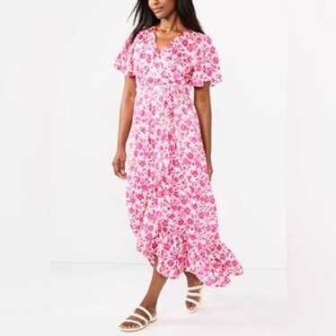 Draper James Rsvp Flutter Sleeve Wrap Maxi Dress - image 1