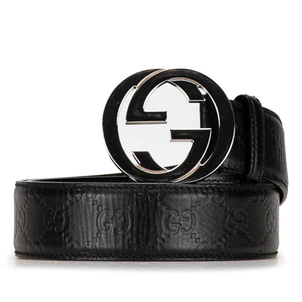 Gucci Gucci Guccissima Interlocking G Belt - image 1