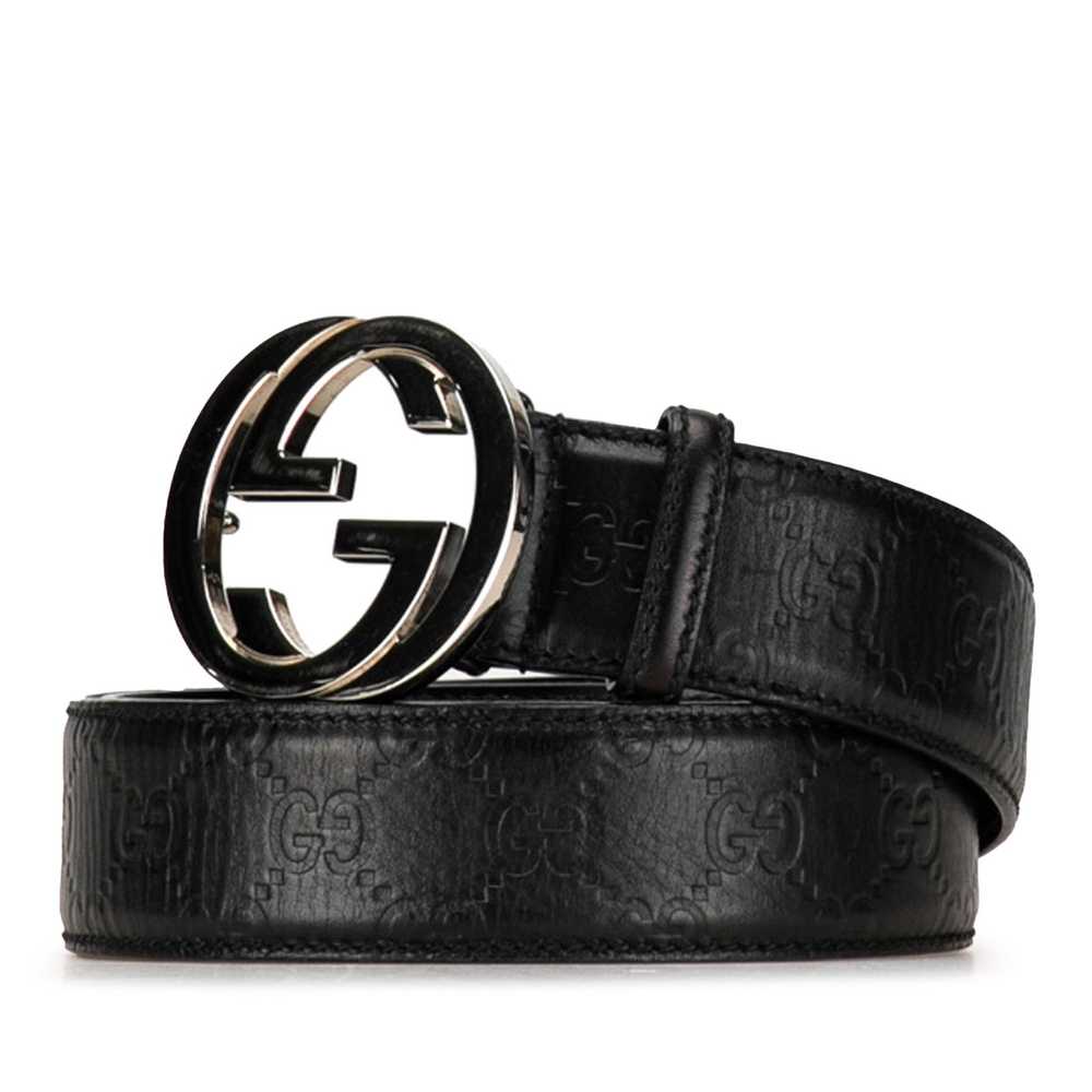 Gucci Gucci Guccissima Interlocking G Belt - image 2