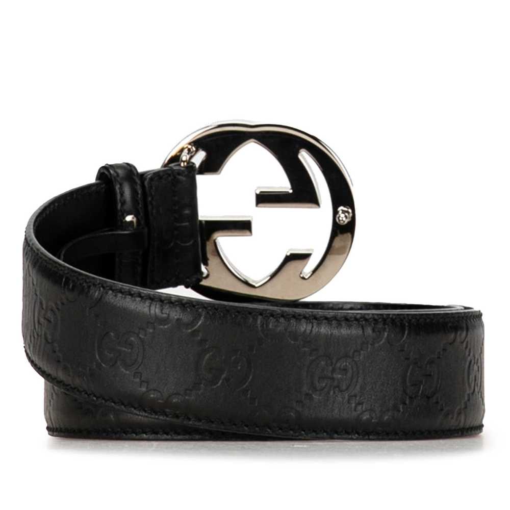 Gucci Gucci Guccissima Interlocking G Belt - image 3