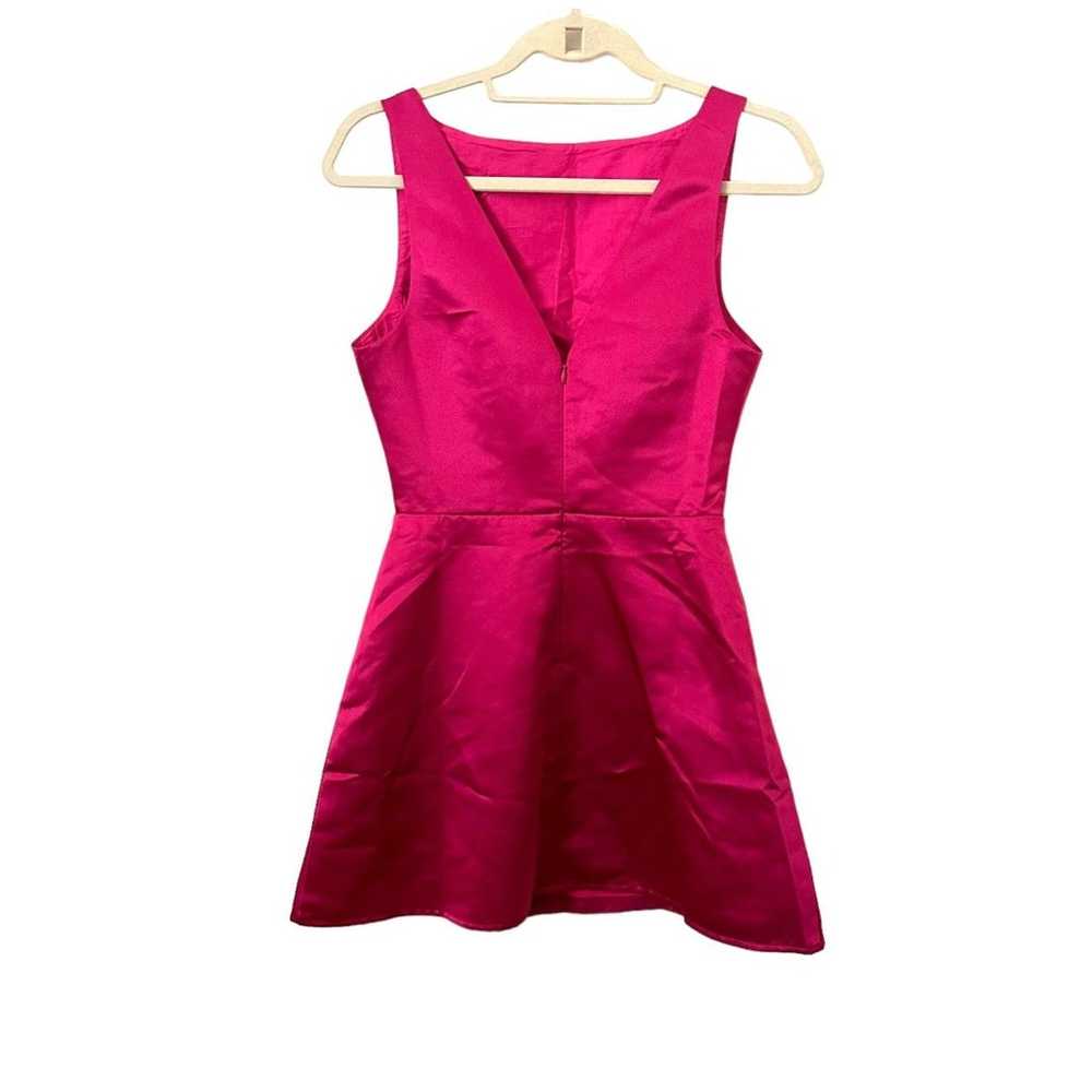REFORMATION Zenni Satin A-Line Mini Dress Sz 0 - image 3