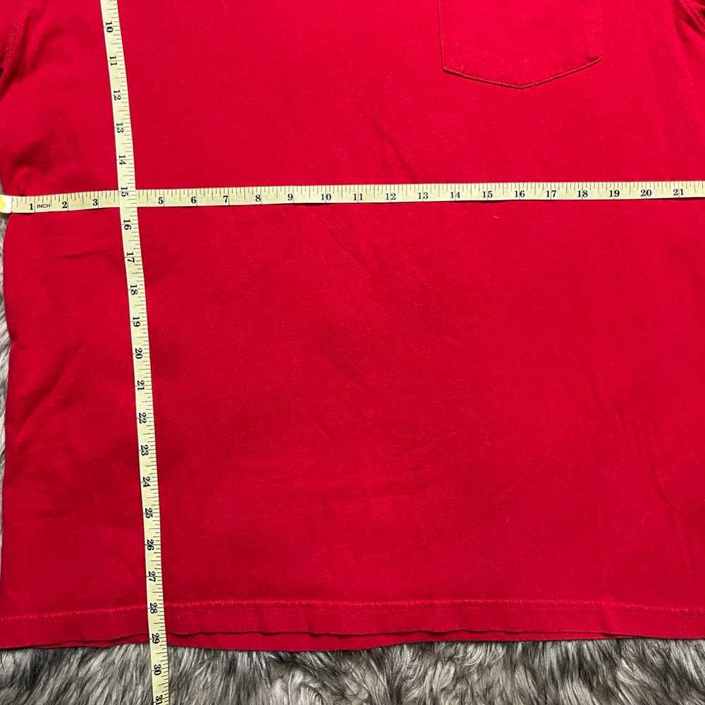 Vintage Y2K Carhartt Workwear Red Pocket T-Shirt … - image 2