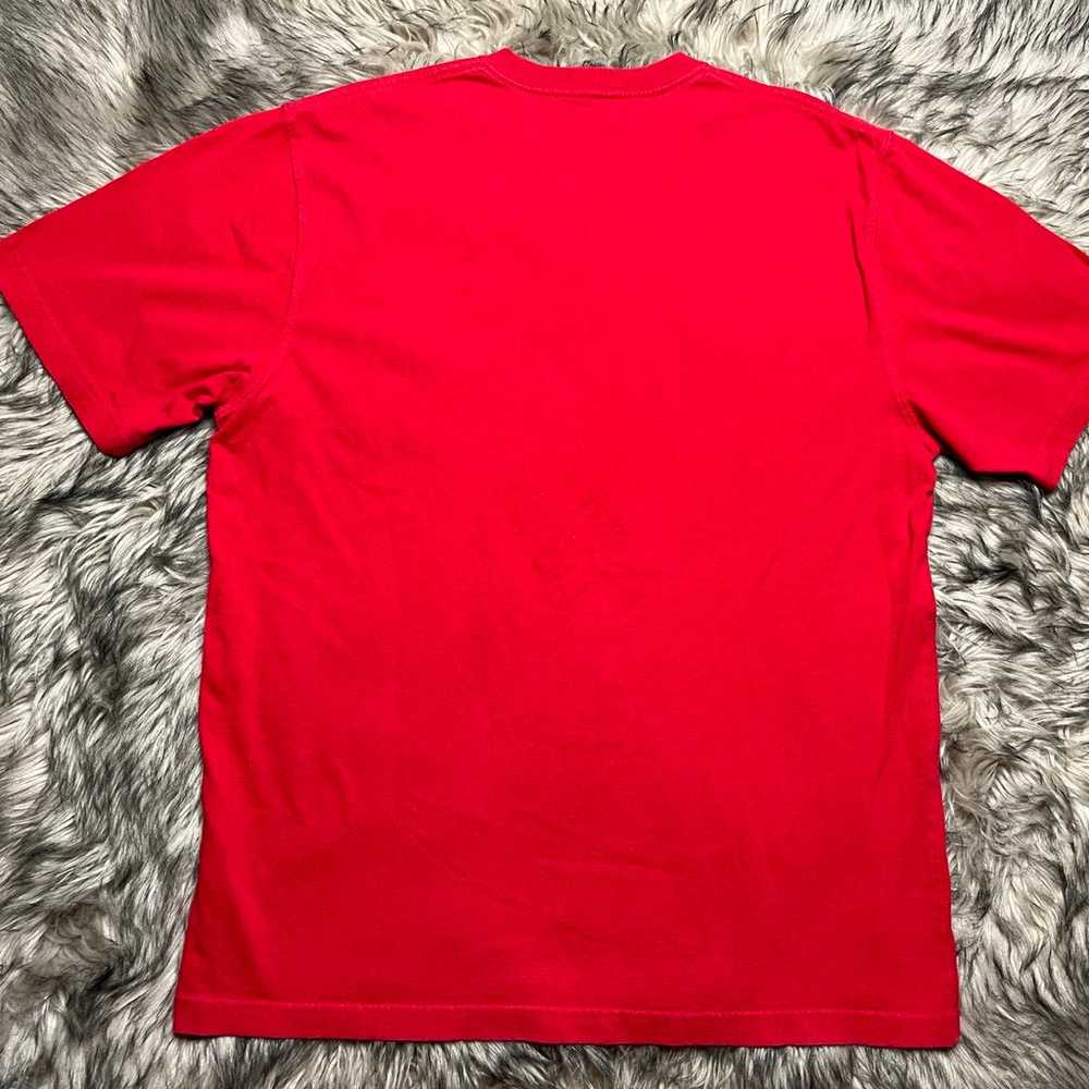 Vintage Y2K Carhartt Workwear Red Pocket T-Shirt … - image 5