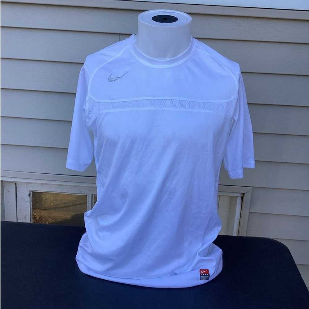 Nike Pro Hypercool short Sleeve Shirt Men's White… - image 1
