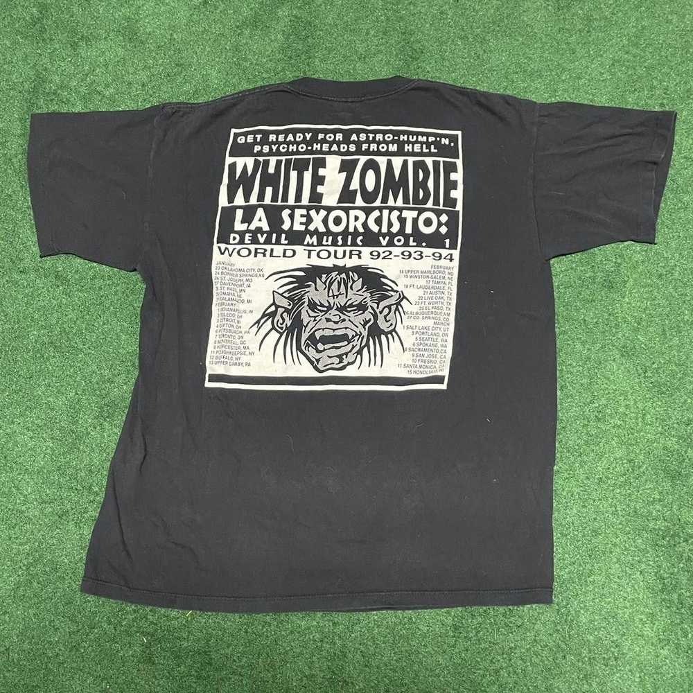 Designer 1994 White Zombie Vintage Band Tour Shir… - image 2