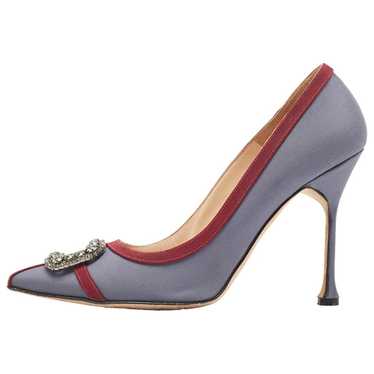 Manolo Blahnik Cloth heels - image 1