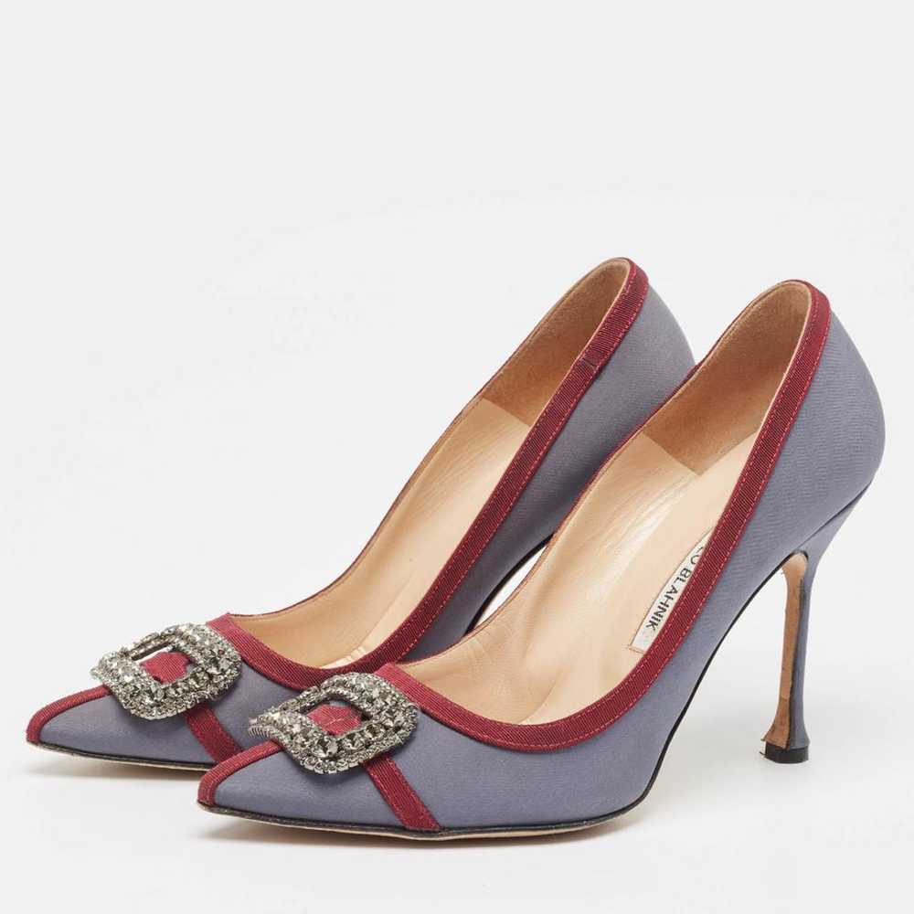 Manolo Blahnik Cloth heels - image 2