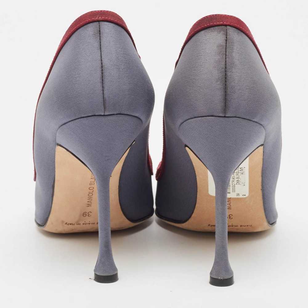 Manolo Blahnik Cloth heels - image 4